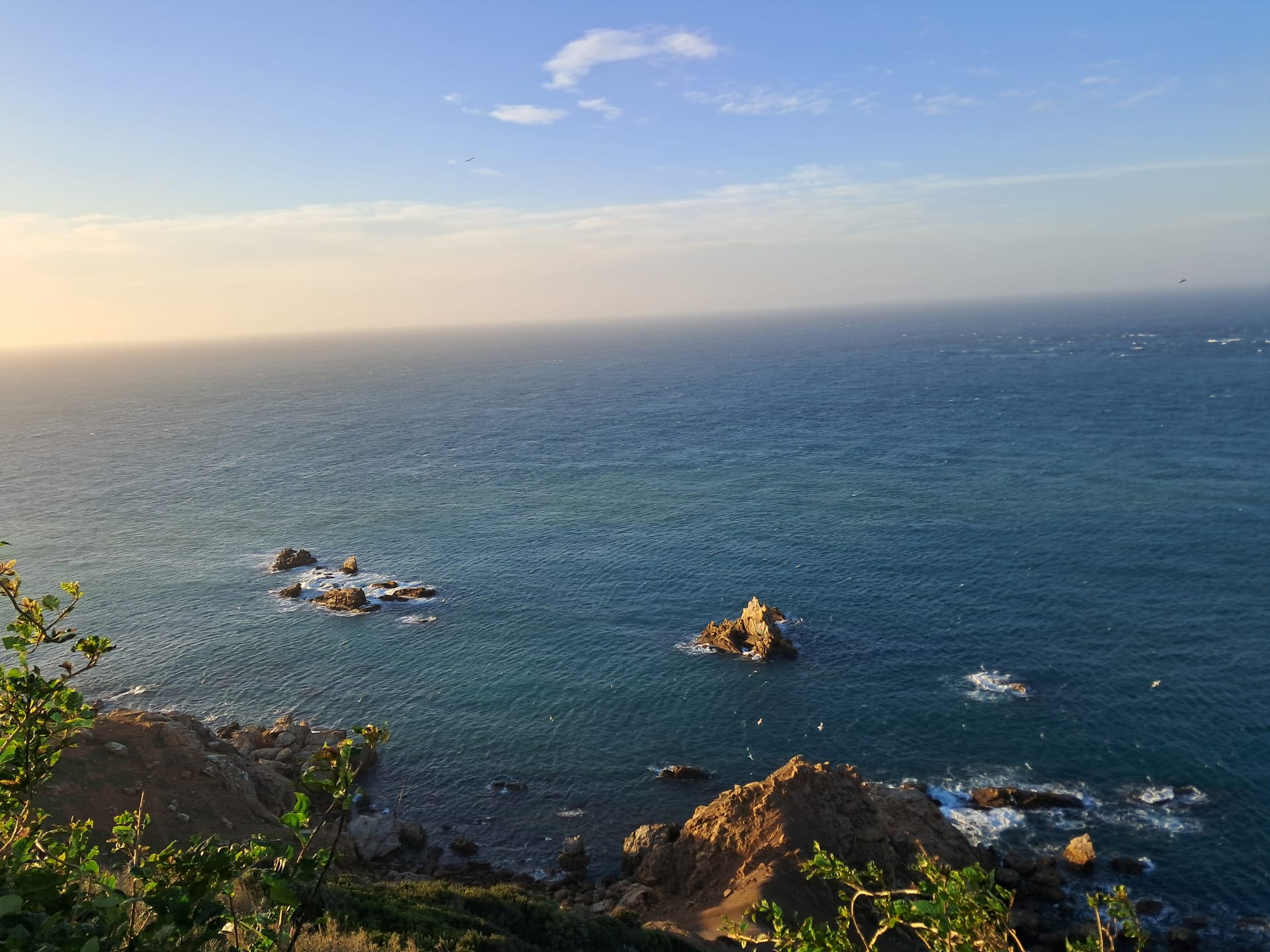 Tangier coastline and Strait of Gibraltar views